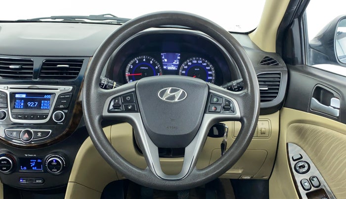 2015 Hyundai Verna FLUIDIC 1.6 VTVT S, Petrol, Manual, 59,493 km, Steering Wheel Close Up