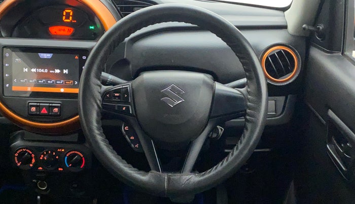 2019 Maruti S PRESSO VXI PLUS AMT, Petrol, Automatic, 13,048 km, Steering Wheel Close Up