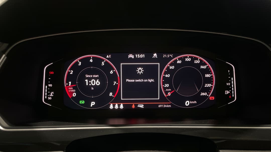 2021 Volkswagen Tiguan 162tsi R-line, Automatic, 69062 km, Odometer View