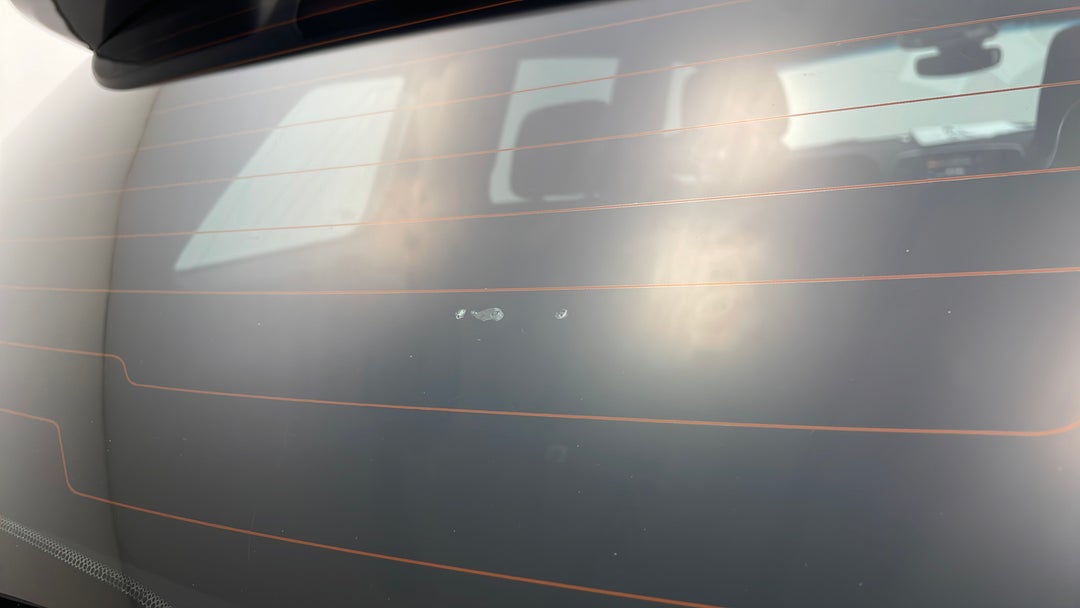 Windshield Rear Tinting scratched