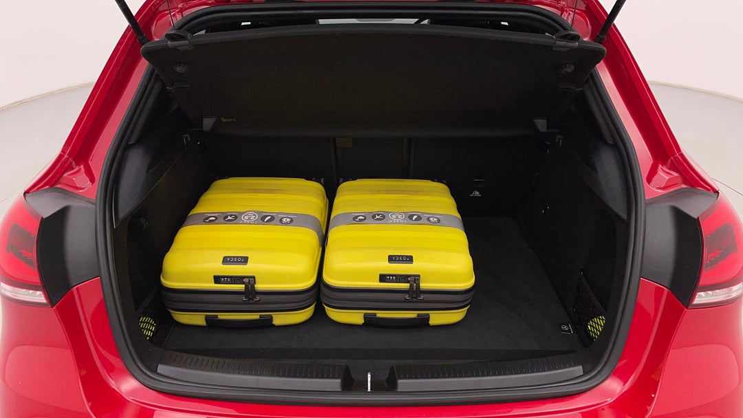 Boot Inside View with Luggage
