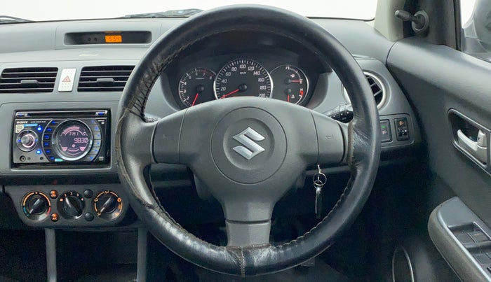 2011 Maruti Swift VXI, Petrol, Manual, 60,385 km, Steering Wheel Close Up