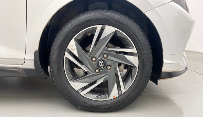 2021 Hyundai NEW I20 ASTA (O) 1.0 TURBO GDI DCT, Petrol, Automatic, 34,521 km, Right Front Wheel