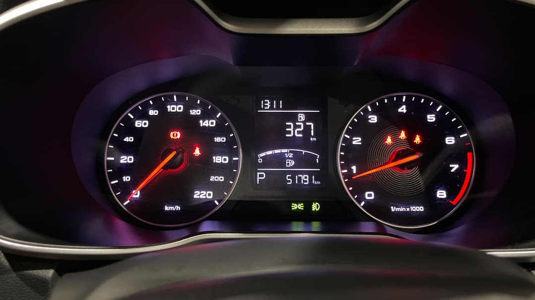 2022 MG ZS Excite, Automatic, 51791 km, Odometer View