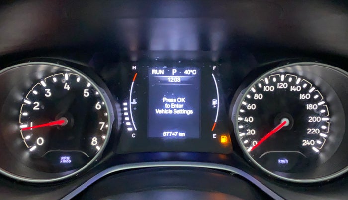 2018 Jeep Compass LIMITED (O) 1.4 PETROL AT, Petrol, Automatic, 57,747 km, Odometer Image