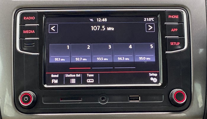 2021 Volkswagen Vento HIGHLINE PLUS 1.0 TSI AT, Petrol, Automatic, 25,578 km, Infotainment System