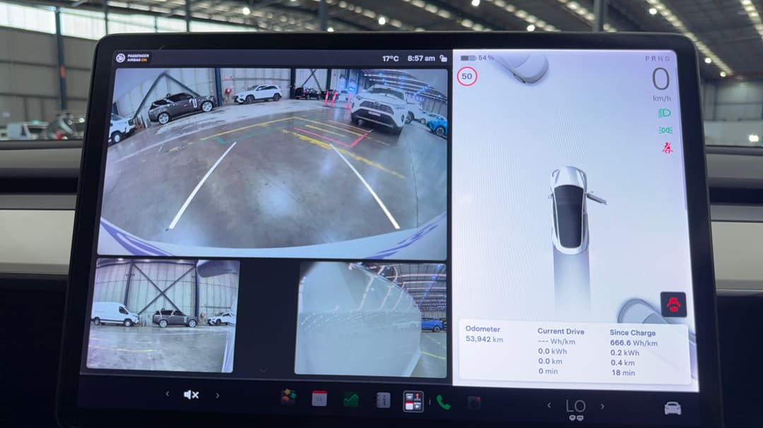 2021 Tesla Model 3 Standard Range Plus RWD, Automatic, 53942 km, Parking Camera