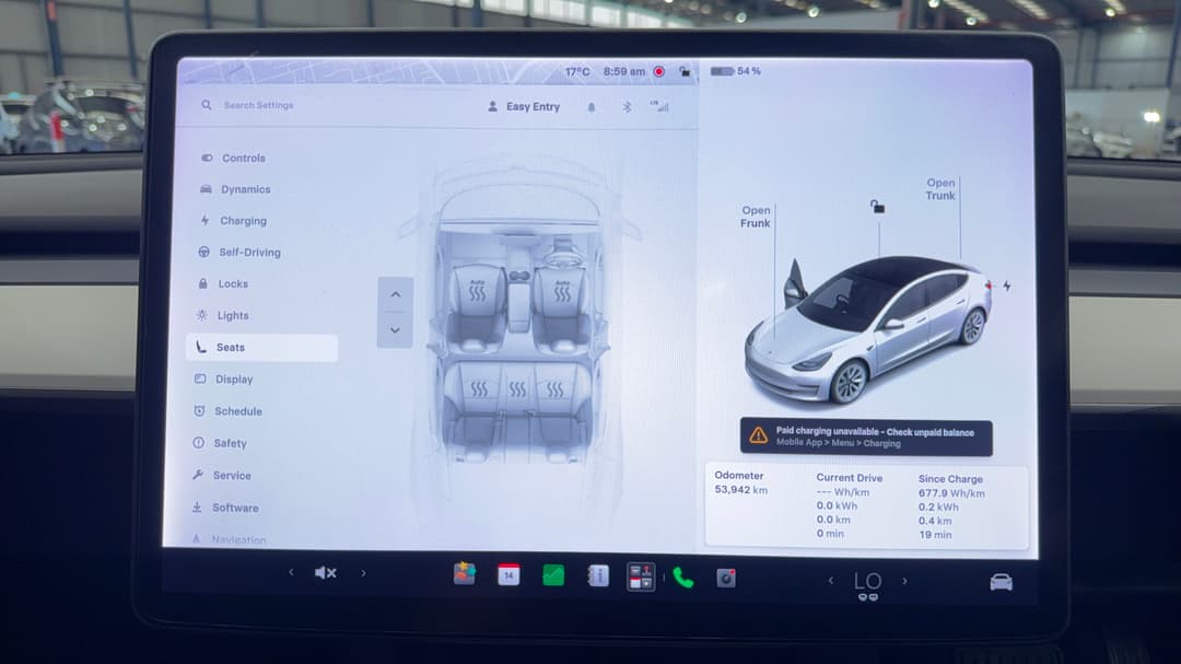 2021 Tesla Model 3 Standard Range Plus RWD, Automatic, 53942 km, Ventilated Seats