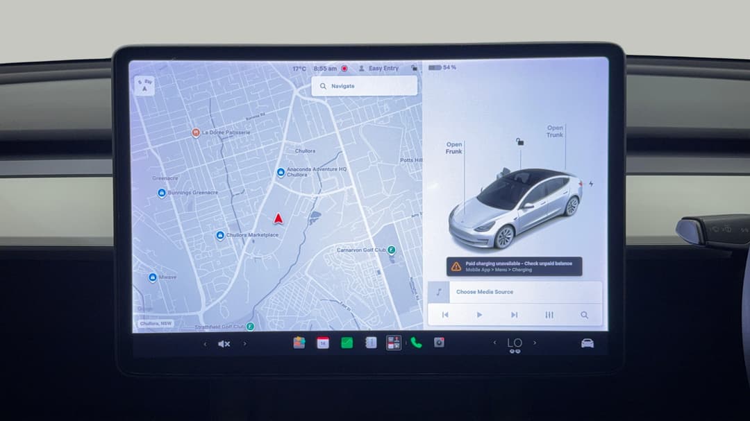 2021 Tesla Model 3 Standard Range Plus RWD, Automatic, 53942 km, Infotainment System