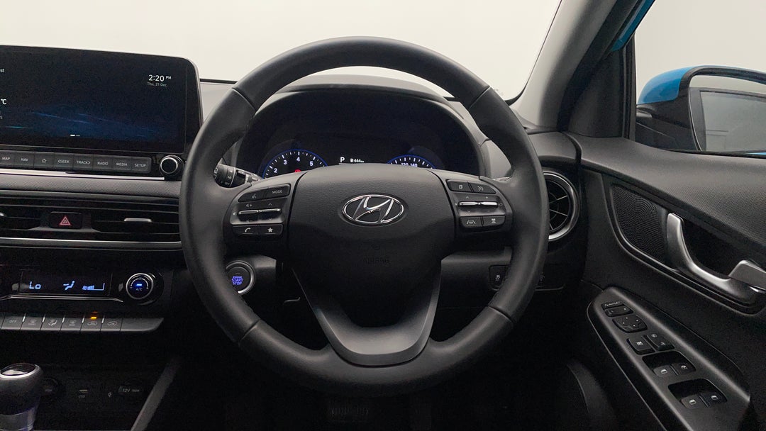 2021 Hyundai Kona Elite (fwd), Automatic, 10953 km, Steering Wheel Close-up