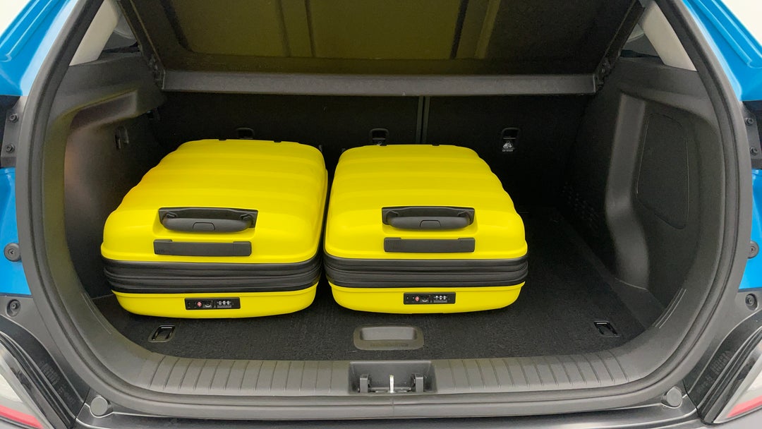 2021 Hyundai Kona Elite (fwd), Automatic, 10953 km, Boot Inside View with Luggage