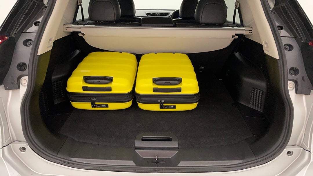 Boot Inside View with Luggage