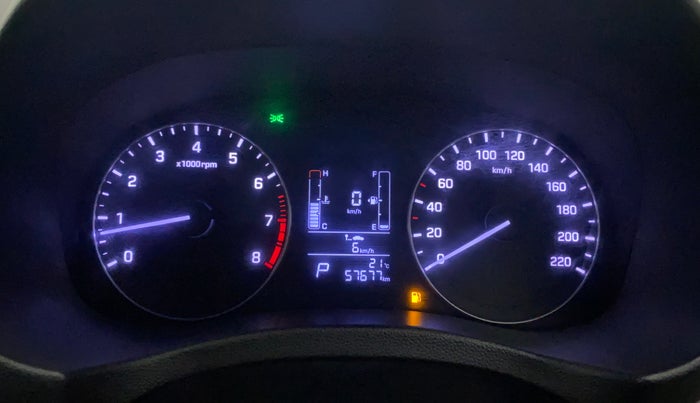 2017 Hyundai Creta SX PLUS AT 1.6 PETROL, Petrol, Automatic, 57,677 km, Odometer Image