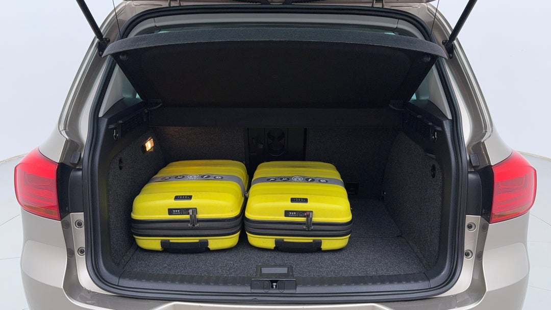 Boot Inside View with Luggage