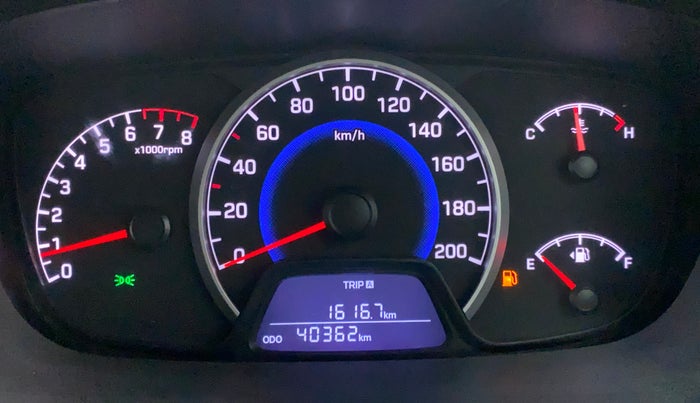 2019 Hyundai Grand i10 SPORTZ 1.2 KAPPA VTVT, Petrol, Manual, 40,362 km, Odometer Image