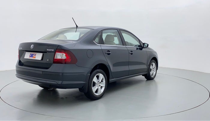 2021 Skoda Rapid 1.0 AMBITION TSI AT, Petrol, Automatic, 4,444 km, Right Back Diagonal