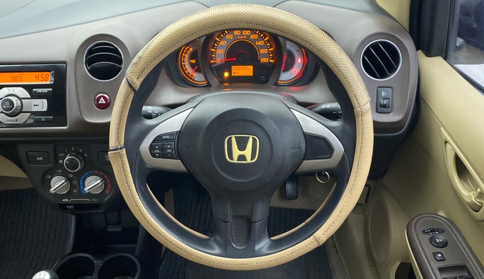 2013 Honda Brio S MT, Petrol, Manual, 59,715 km, Steering Wheel Close Up