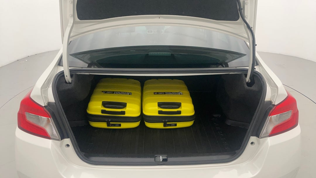 Boot Inside View with Luggage