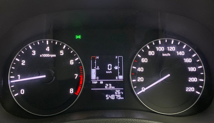 2017 Hyundai Creta 1.6 E + VTVT, Petrol, Manual, 54,913 km, Odometer Image