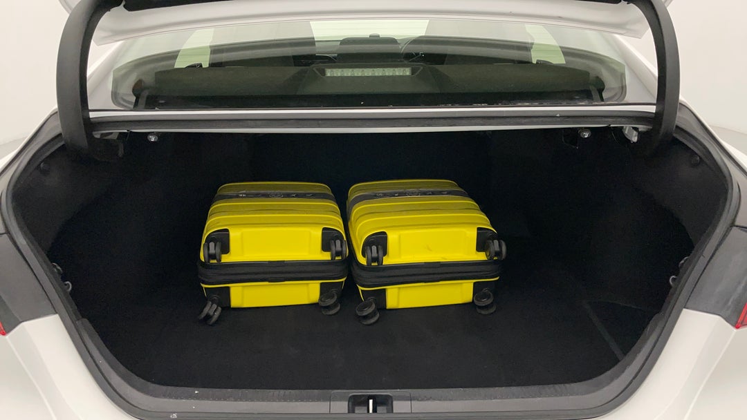 Boot Inside View with Luggage