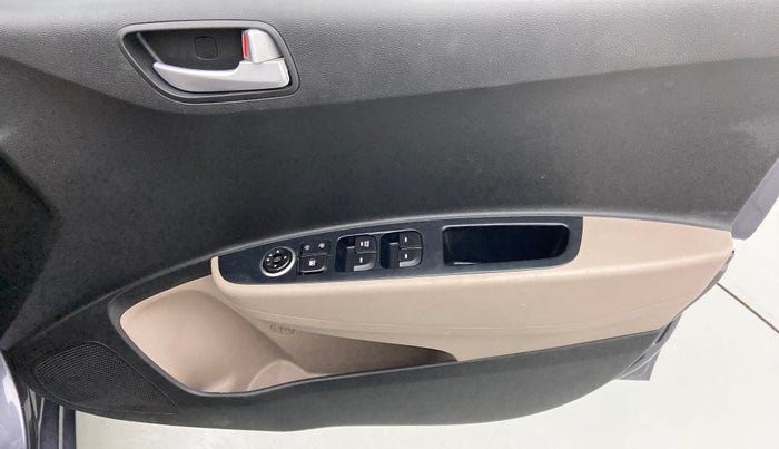 2017 Hyundai Grand i10 SPORTZ 1.2 KAPPA VTVT, Petrol, Manual, 53,848 km, Driver Side Door Panels Control