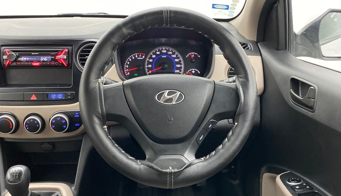 2016 Hyundai Grand i10 MAGNA 1.2 KAPPA VTVT, Petrol, Manual, 23,212 km, Steering Wheel Close Up