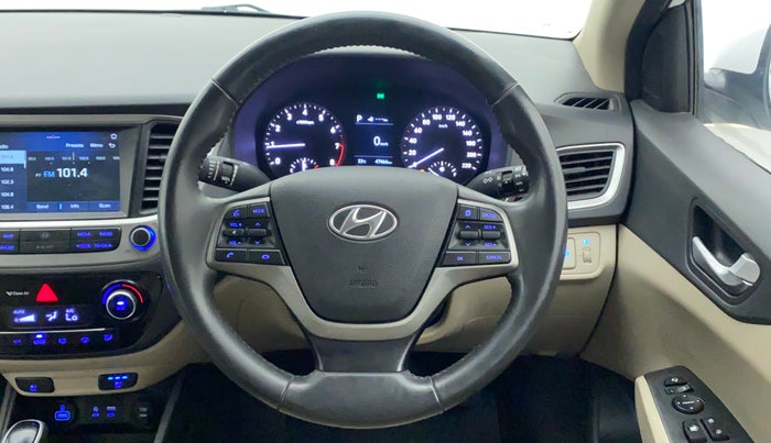 2018 Hyundai Verna 1.6 VTVT SX (O) AT, Petrol, Automatic, 47,583 km, Steering Wheel Close Up