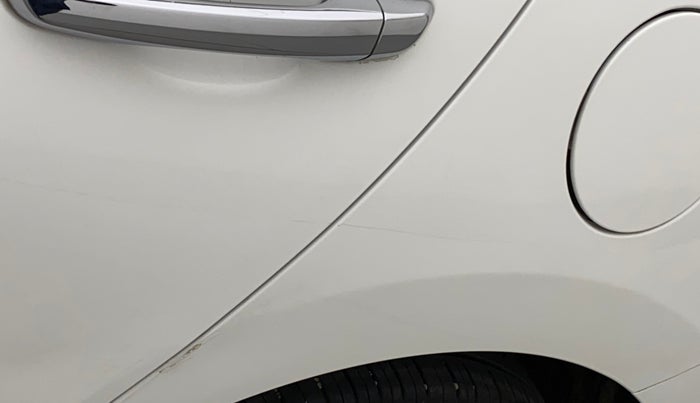 2018 Hyundai Verna 1.6 VTVT SX (O) AT, Petrol, Automatic, 47,583 km, Left quarter panel - Paint has minor damage