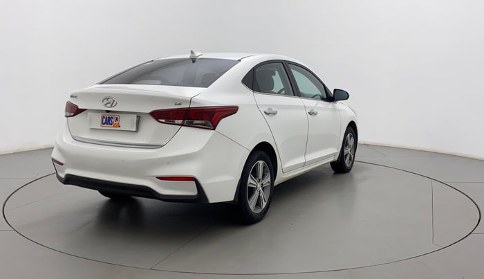 2018 Hyundai Verna 1.6 VTVT SX (O) AT, Petrol, Automatic, 47,583 km, Right Back Diagonal