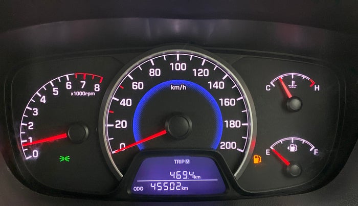 2016 Hyundai Grand i10 SPORTZ 1.2 KAPPA VTVT, Petrol, Manual, 45,540 km, Odometer Image