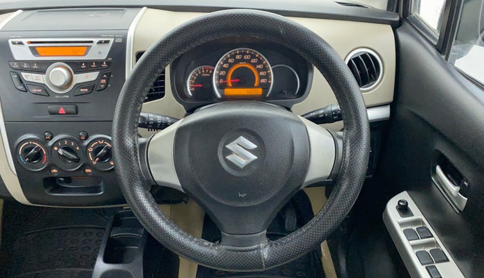 2016 Maruti Wagon R 1.0 VXI, Petrol, Manual, 50,673 km, Steering Wheel Close Up