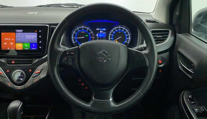 2019 Maruti Baleno ALPHA CVT PETROL 1.2, Petrol, Automatic, 30,915 km, Steering Wheel Close Up