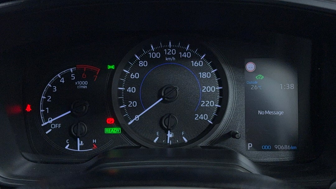 2019 Toyota Corolla Ascent Sport Hybrid, Automatic, 90686 km, Odometer View