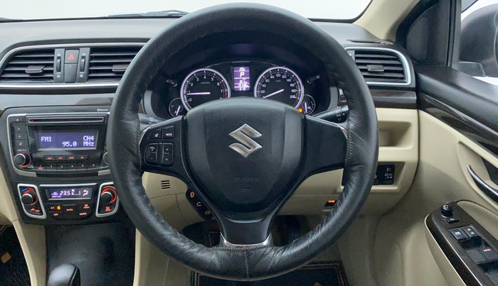2017 Maruti Ciaz ZETA 1.4  AT PETROL, Petrol, Automatic, 14,148 km, Steering Wheel Close Up