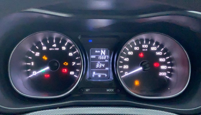 2019 Tata NEXON XZA + 1.2 PETROL A/T, Petrol, Automatic, 15,672 km, Odometer View