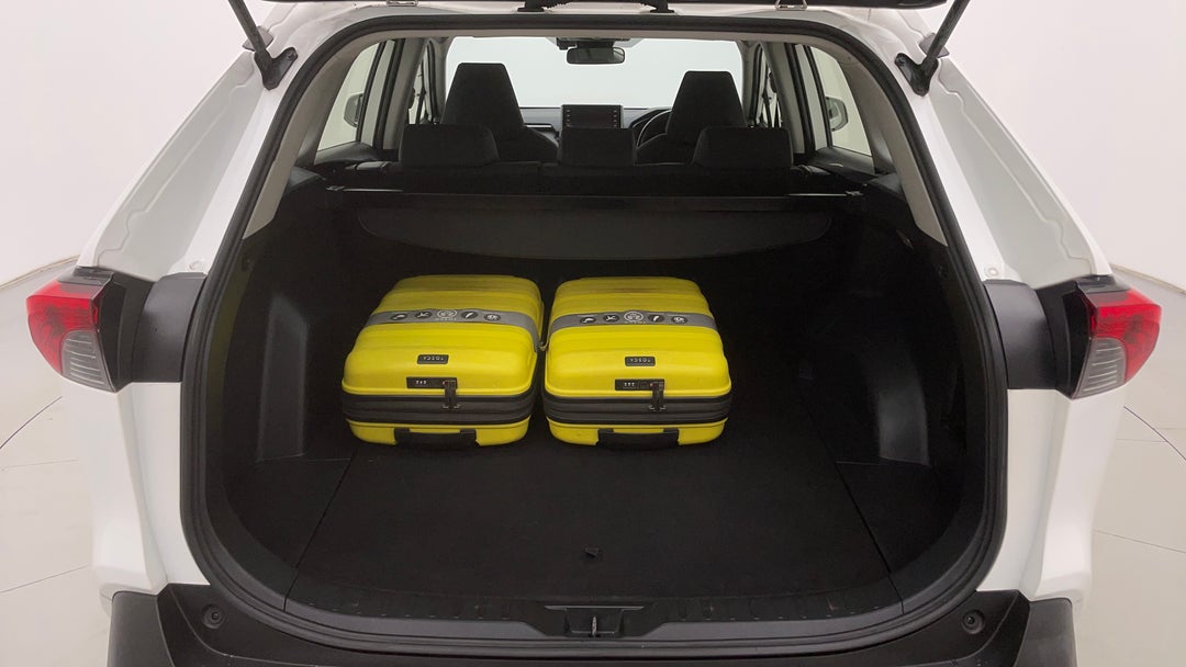 Boot Inside View with Luggage