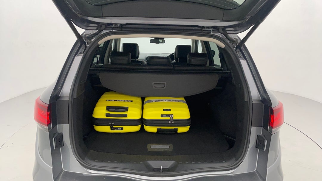 Boot Inside View with Luggage