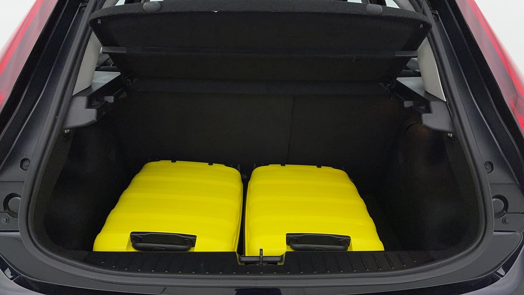 Boot Inside View with Luggage
