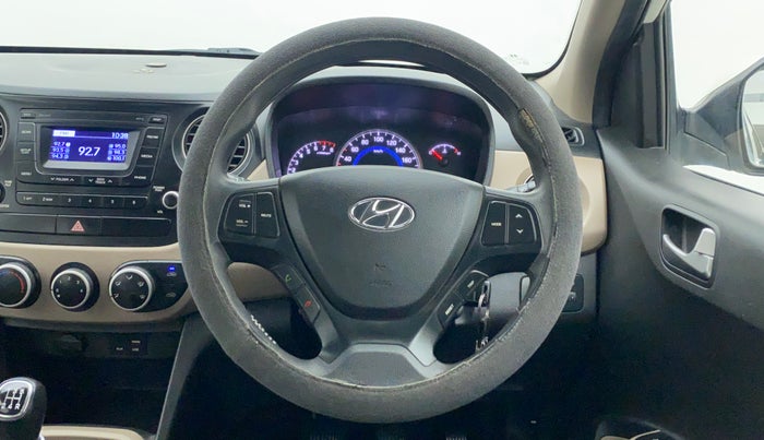 2016 Hyundai Grand i10 SPORTZ 1.2 KAPPA VTVT, Petrol, Manual, 19,416 km, Steering Wheel Close Up