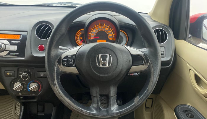 2014 Honda Brio S MT, Petrol, Manual, 61,612 km, Steering Wheel Close Up