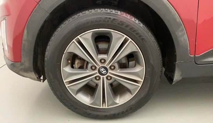 2017 Hyundai Creta SX PLUS AT 1.6 PETROL, Petrol, Automatic, 86,283 km, Left Front Wheel