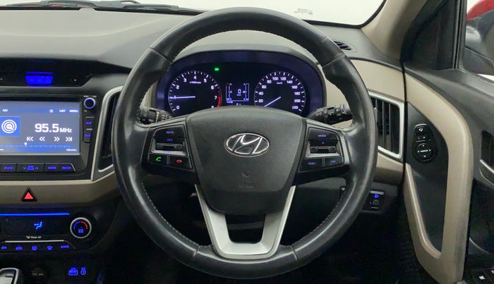 2017 Hyundai Creta SX PLUS AT 1.6 PETROL, Petrol, Automatic, 86,283 km, Steering Wheel Close Up