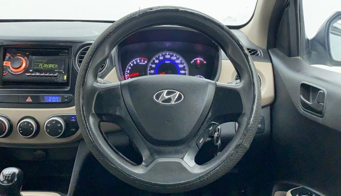 2016 Hyundai Grand i10 MAGNA 1.2 VTVT, Petrol, Manual, 62,566 km, Steering Wheel Close Up