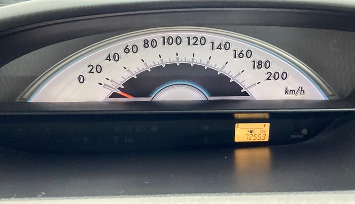 2011 Toyota Etios Liva G, Petrol, Manual, 72,409 km, Odometer Image