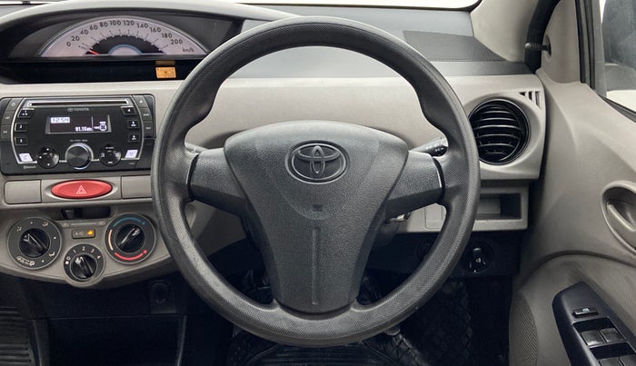 2011 Toyota Etios Liva G, Petrol, Manual, 72,409 km, Steering Wheel Close Up