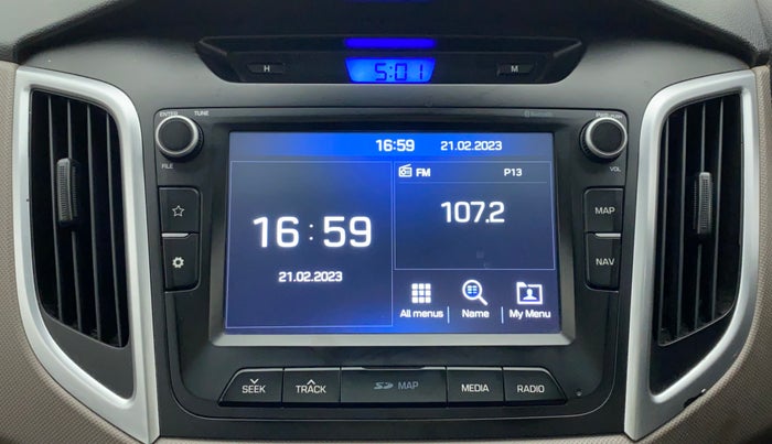 2019 Hyundai Creta SX AT 1.6 PETROL, Petrol, Automatic, 60,670 km, Infotainment System