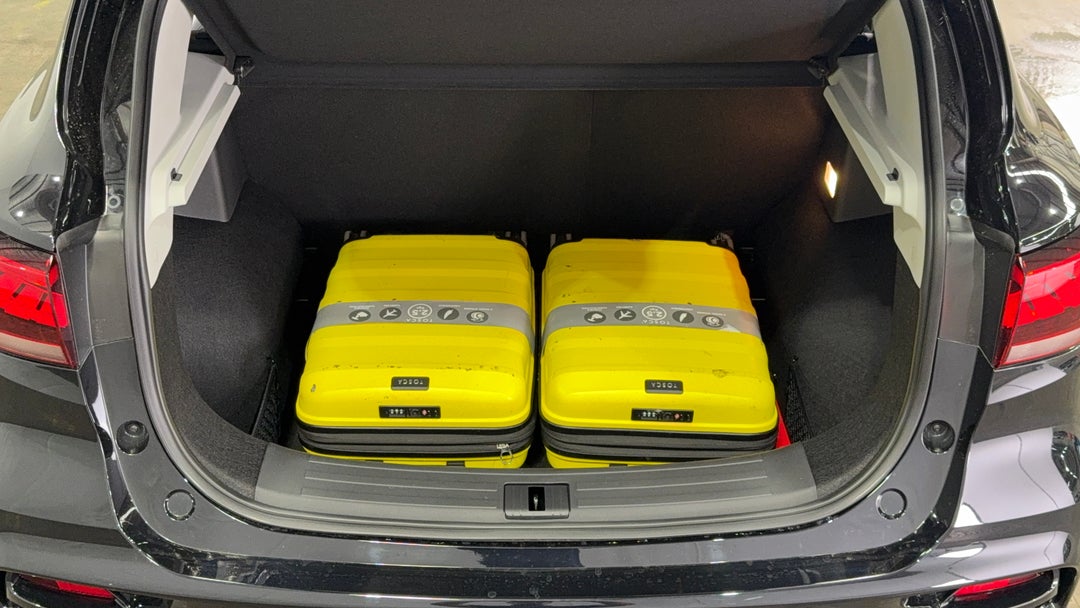 Boot Inside View with Luggage