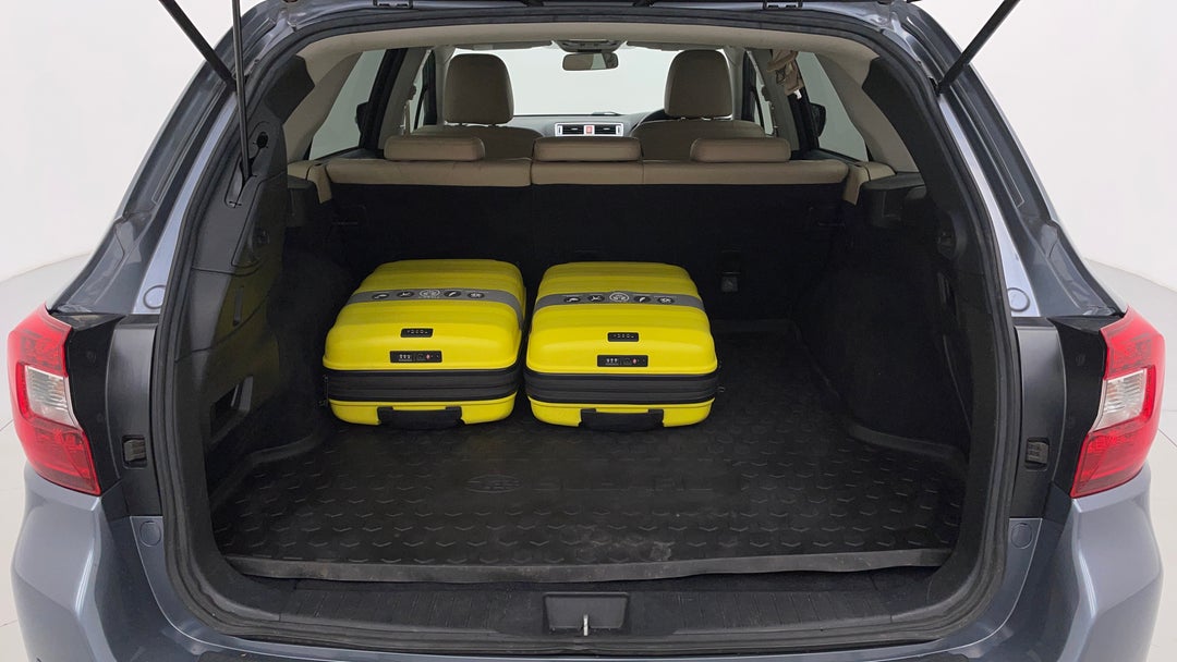 Boot Inside View with Luggage