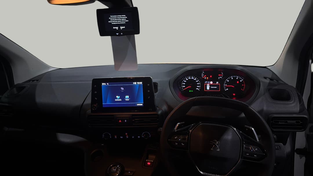2021 Peugeot Partner Lwb, Automatic, 105226 km, Dashboard View