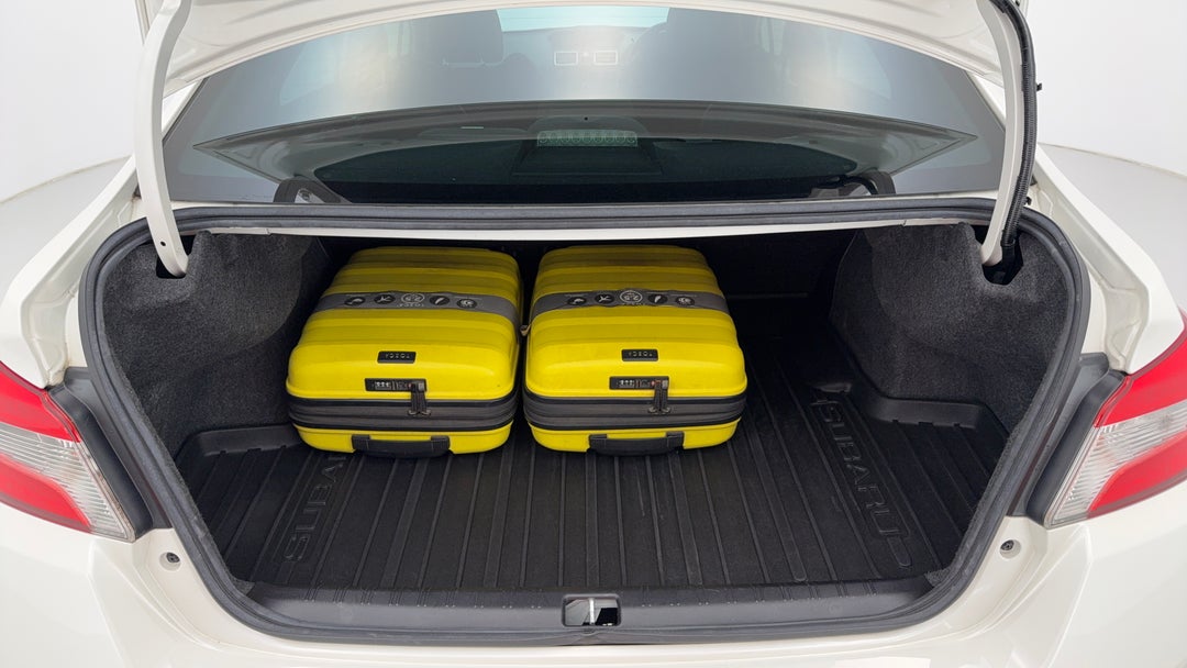 2017 Subaru WRX Premium (AWD), Manual, 127058 km, Boot Inside View with Luggage